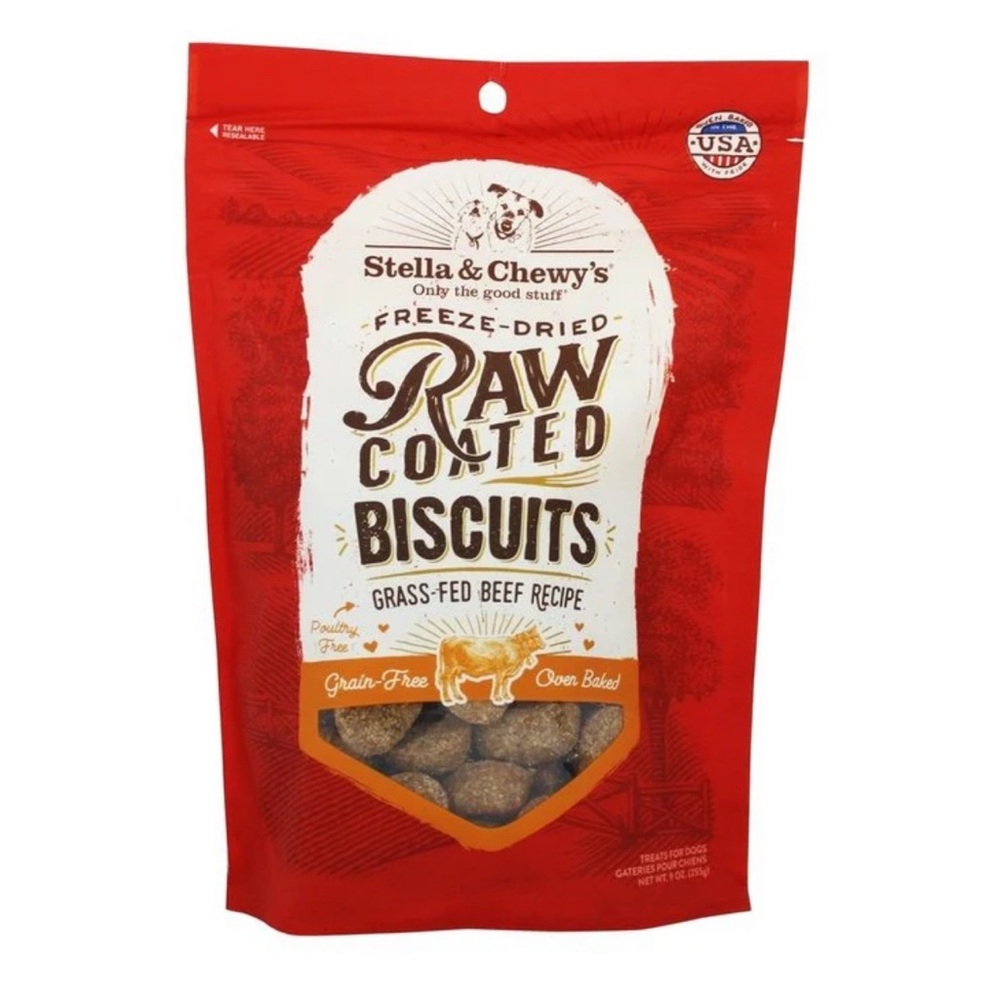 Red Raw Coated Biscuits